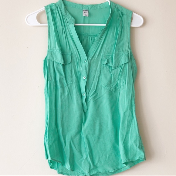 Old navy seafoam green tank - Picture 1 of 2